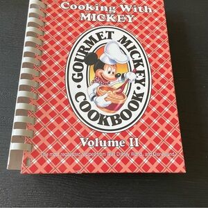 Cooking With Mickey Gourmet Cookbook Volume 2 Vintage Disney Cookbook